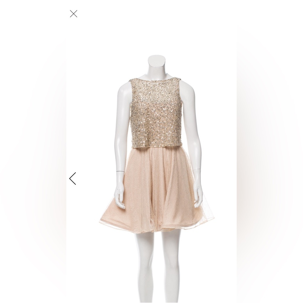 Alice + Olivia Sequined Mini Dress